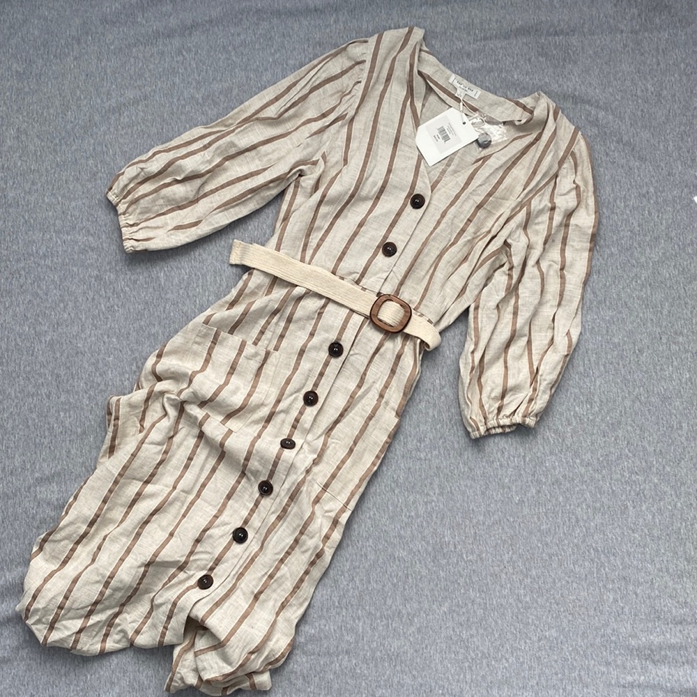 Midi striped dress